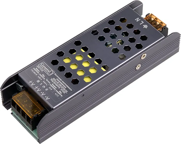 Драйвер для светодиодной ленты General Lighting GDLI-S-100-IP20-24 / 511222