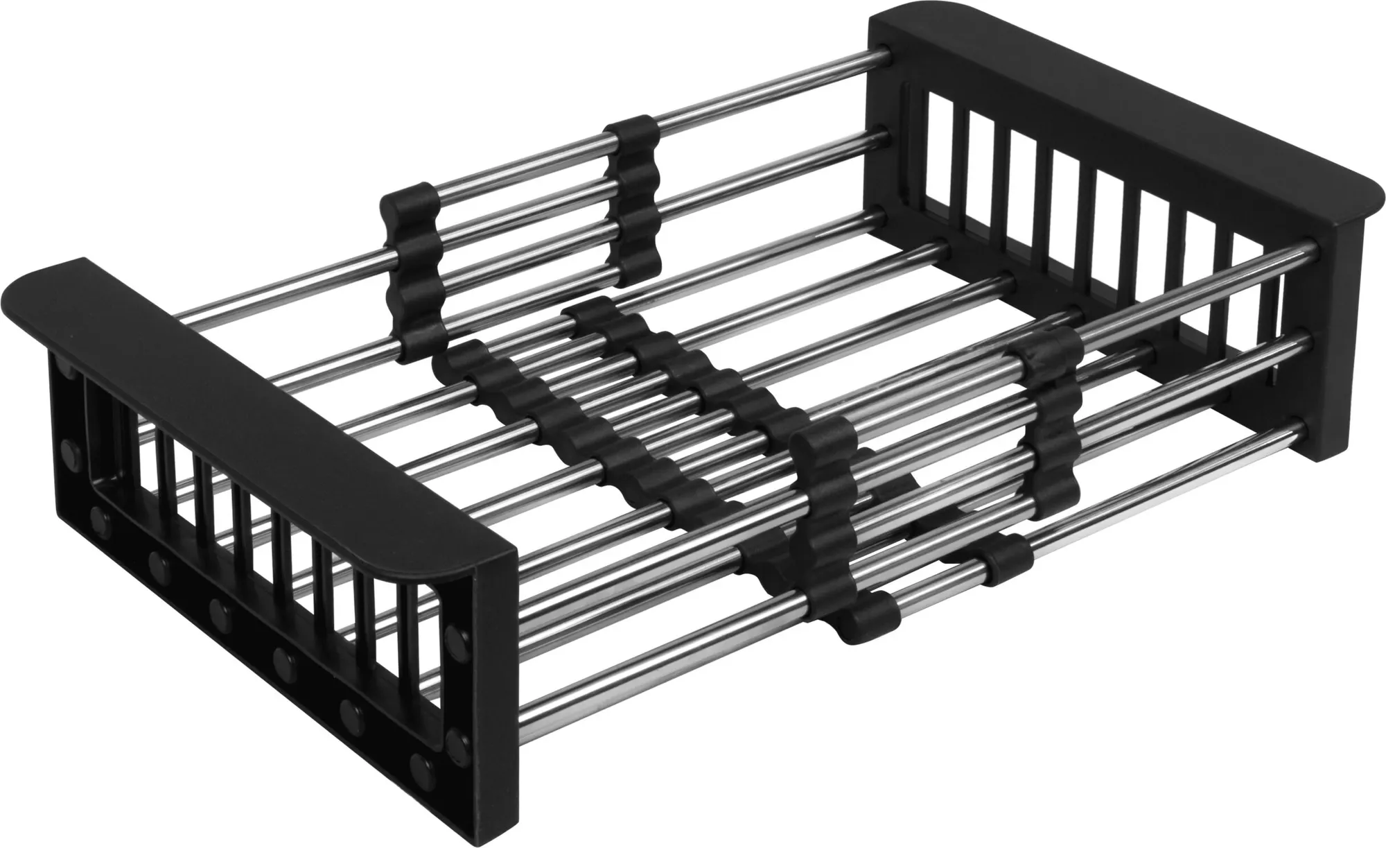 Мойка кухонная Schtoff Best Black 6050 + KR-1 Black + SD-1 Black (с коландером и дозатором) — фото 3