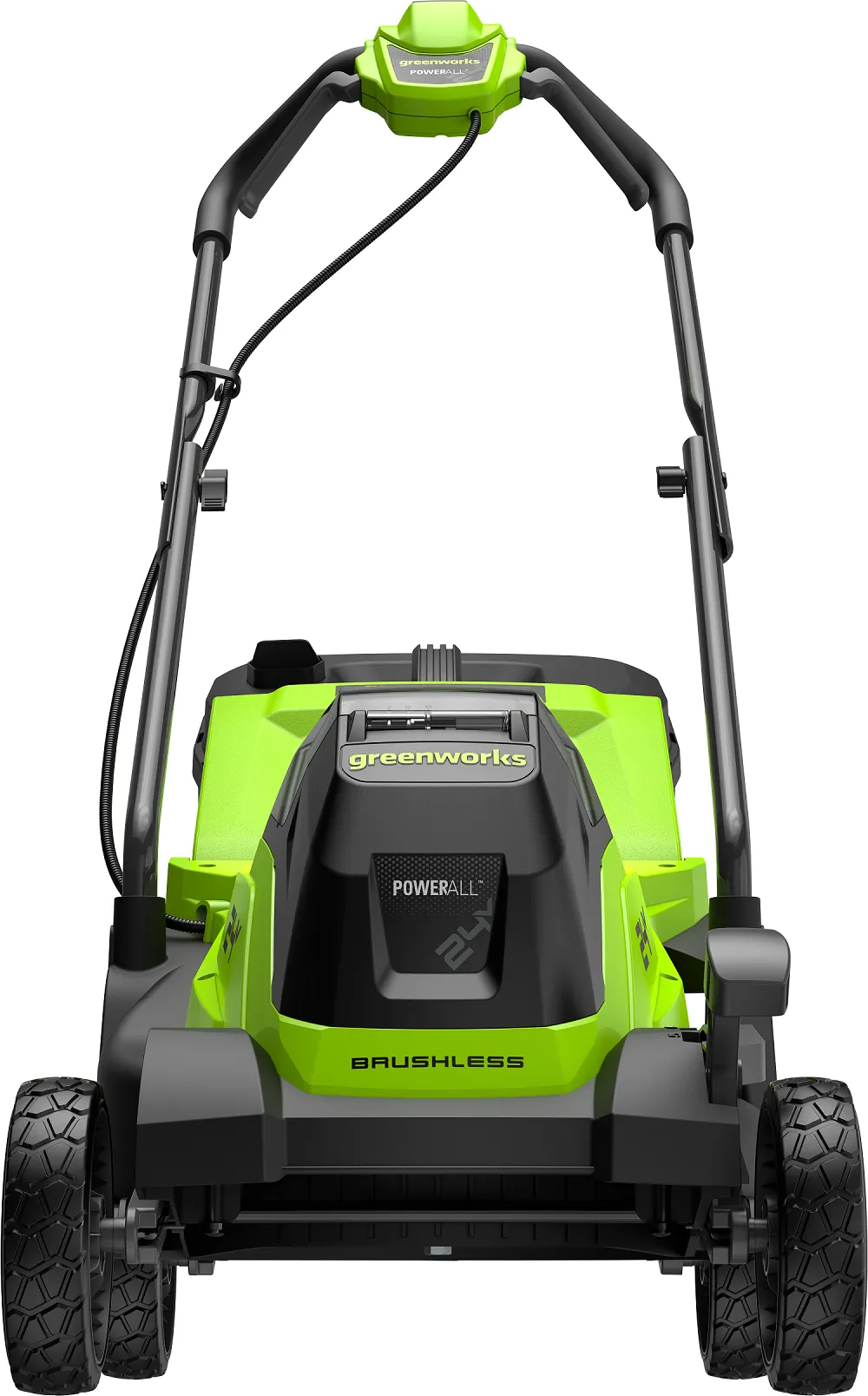 Газонокосилка аккумуляторная Greenworks GD24LM331 бесщеточная 24V 33см / 2520607UA (c АКБ 2Ач) — фото 5