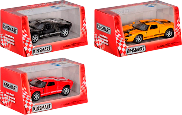 Масштабная модель автомобиля Kinsmart Форд GT 2006 / 5092WKT — фото 2