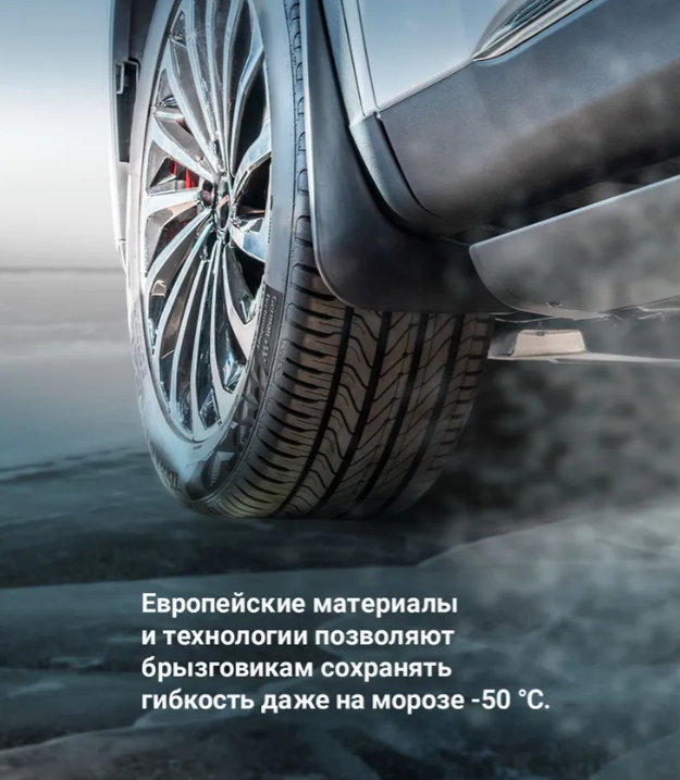 Комплект брызговиков FROSCH NLF.AN0579.E3 для Jetour X90 Plus (2шт, задние) — фото 4