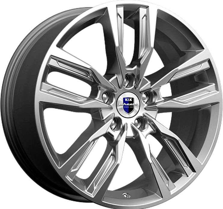 Литой диск K&K Борэй 18x8" 5x115мм DIA 70.2мм ET 40мм Дарк платинум