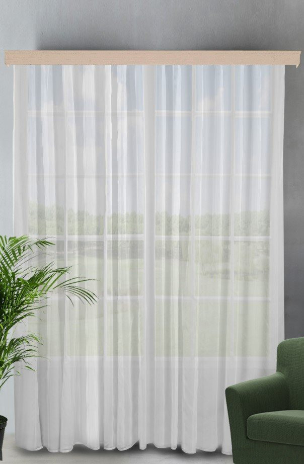 Гардина Велес Текстиль 400В (250x400, белый)