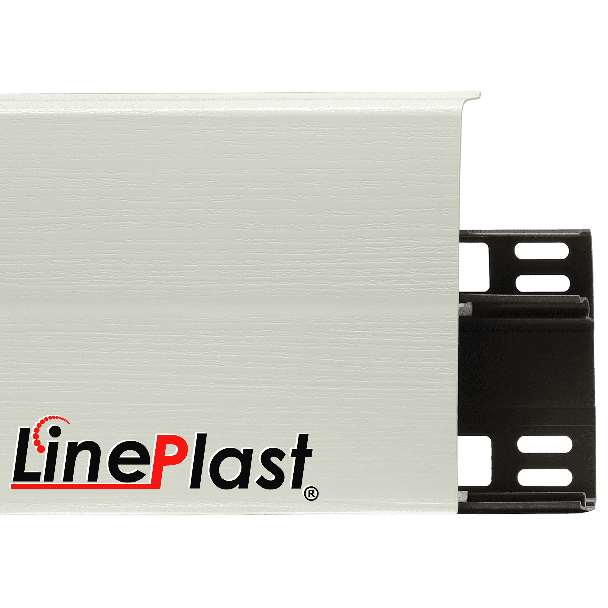 Плинтус LinePlast 100мм LB002+LK002 (белый глянец) — фото 3