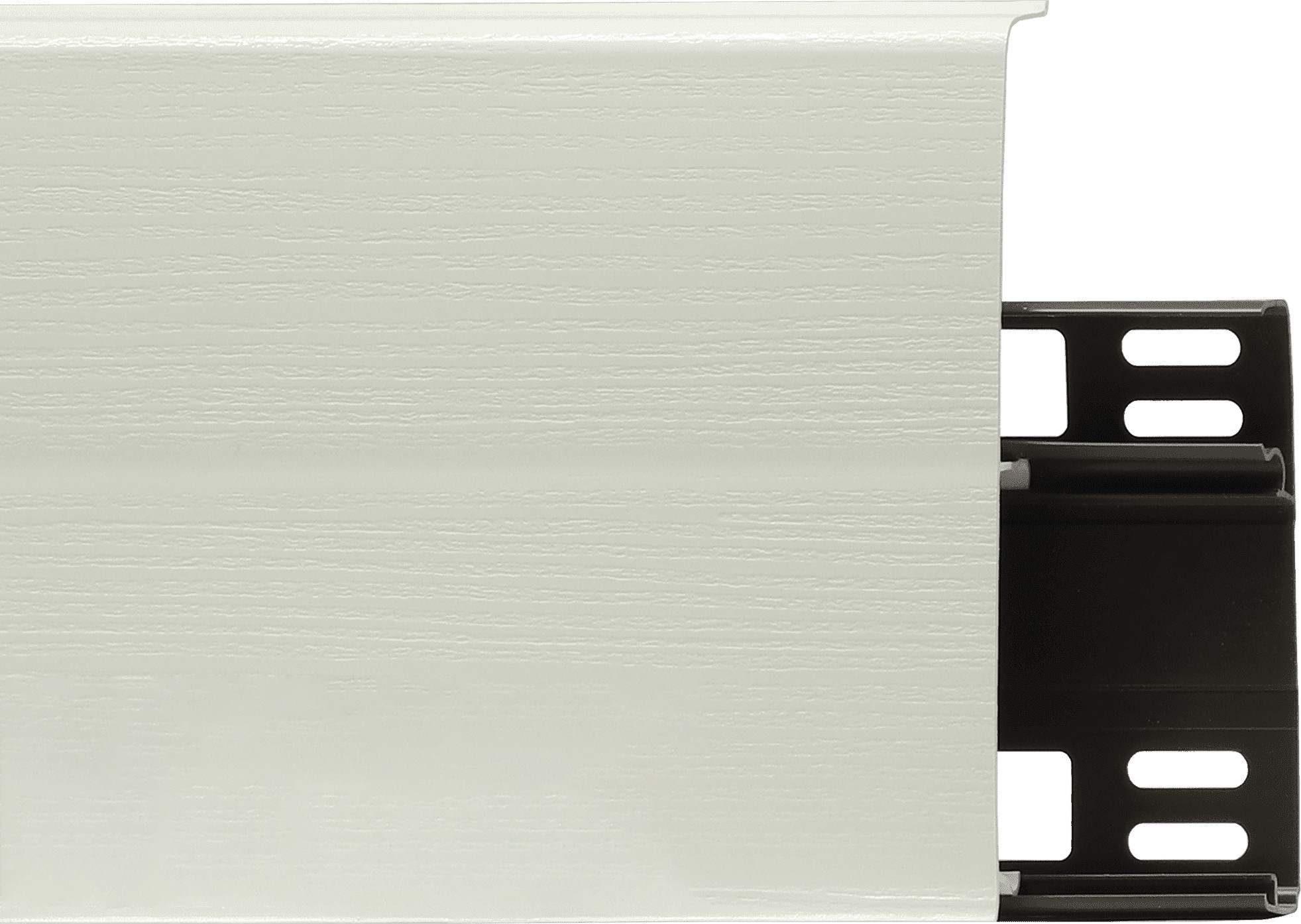 Плинтус LinePlast 100мм LB002+LK002 (белый глянец)