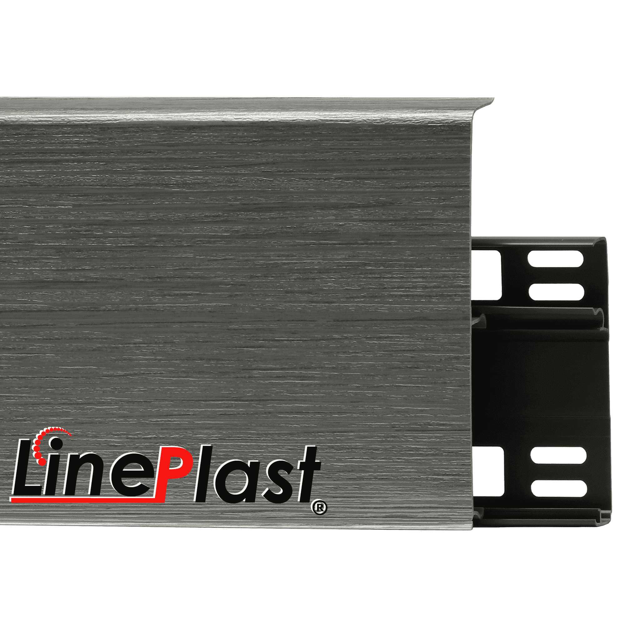 Плинтус LinePlast 100мм LB020+LK002 (металлик файн-лайн) — фото 3