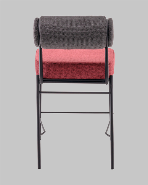 Стул барный Stool Group Ponpoun / OTE-SH 460+241 (темно-серый/бордо) — фото 4