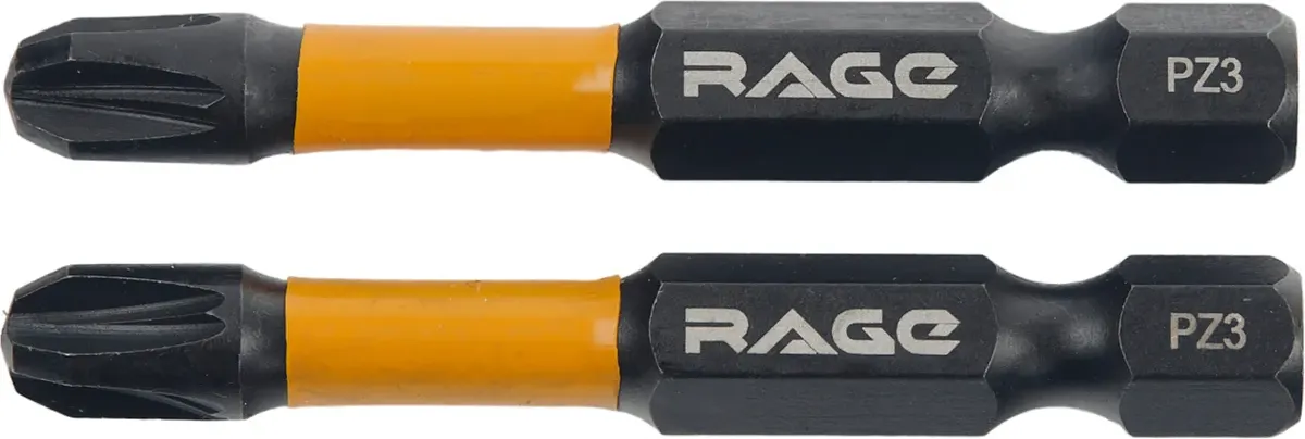 Набор бит Vira Rage S2 PZ3x50мм / 554178 (2шт)