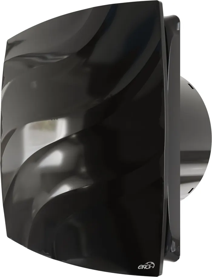 Вентилятор накладной ERA D120 Wave Black classic