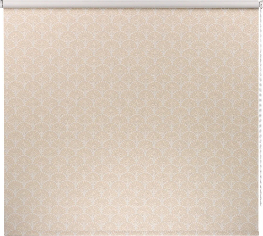 Рулонная штора Franc Gardiner Blackout Print Ракушки 200x175 / 9403218496 (бежевый)