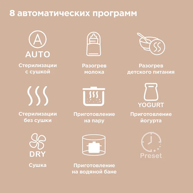 Стерилизатор-подогреватель для бутылочек Redmond BC5204 (белый) — фото 6