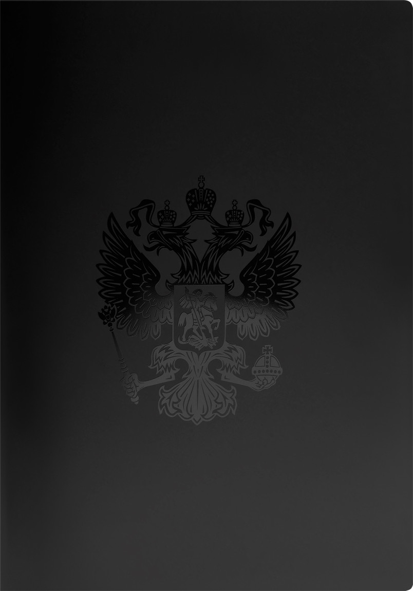 Папка-регистратор Стамм Герб / ММ-32155 (черный) — фото 2