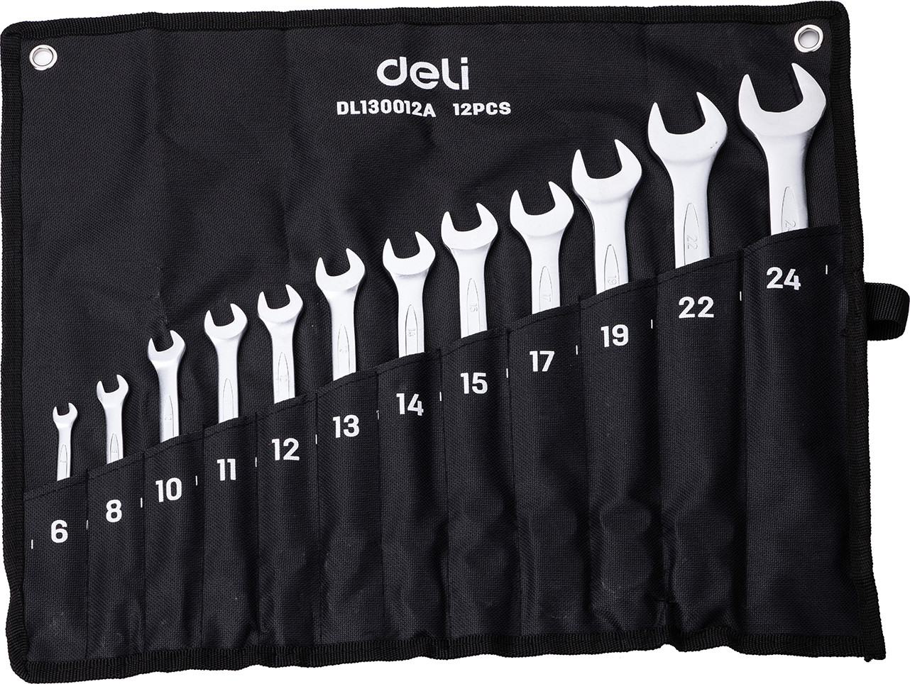 Набор ключей Deli Комбинированных YS EDL130012A (6-24мм, 12шт)