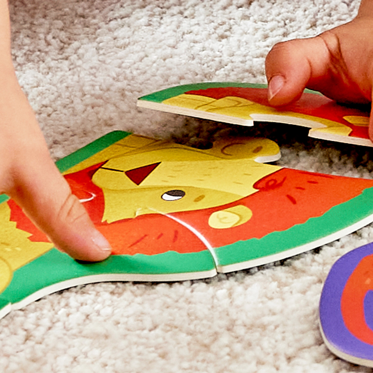 Развивающая игра Hape Умняша Животные Саванны / E1647_HP — фото 6