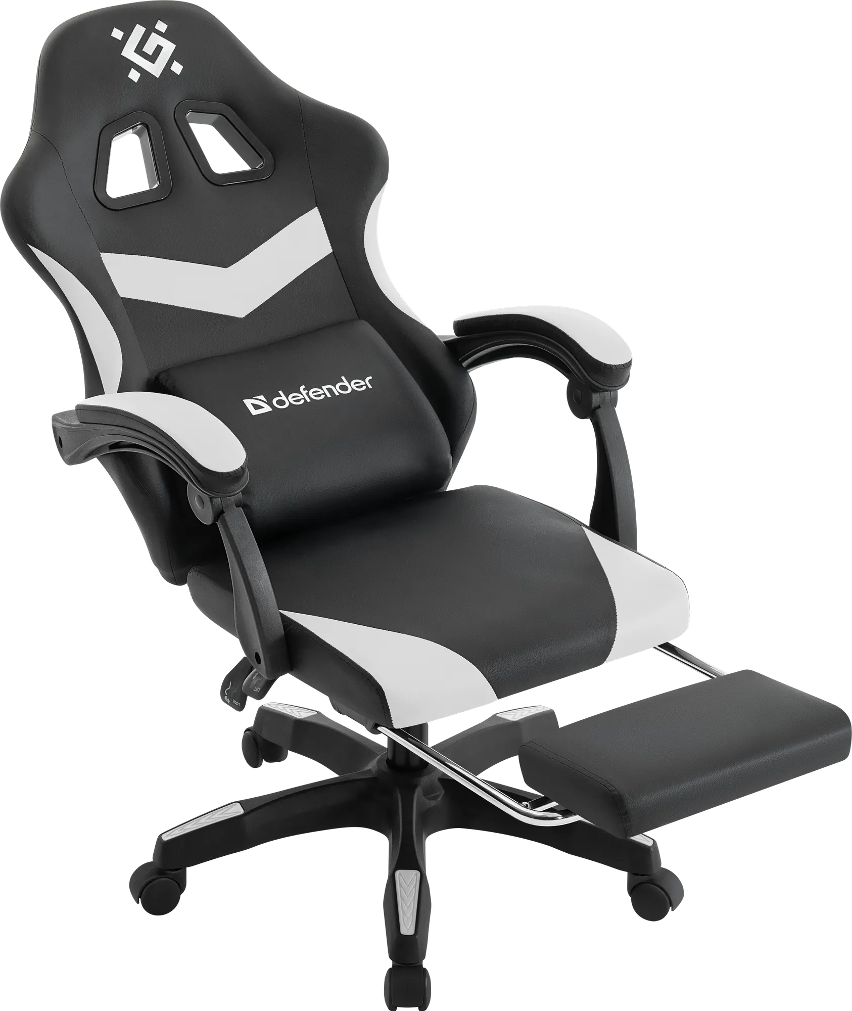 Кресло геймерское Defender Runa Pro / 64813 (черный/белый) — фото 4