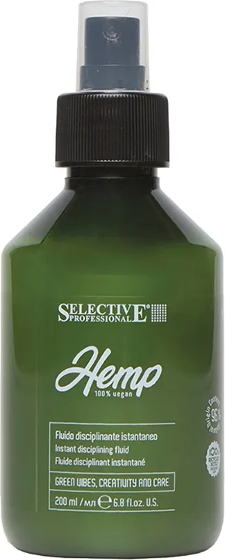 Флюид для волос Selective Professional Hemp для мгновенного кондиционирования и дисциплинирования (200мл)
