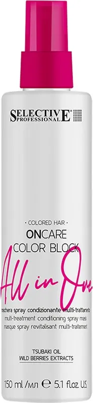Спрей для волос Selective Professional Oncare Color Block для окрашенных и обесцвеченных волос (150мл)