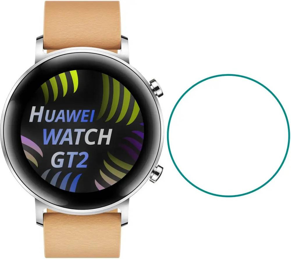 Защитное стекло для умных часов Rumi Для Huawei Watch GT 2 42мм/Honor MagicWatch 2 42мм — фото 1