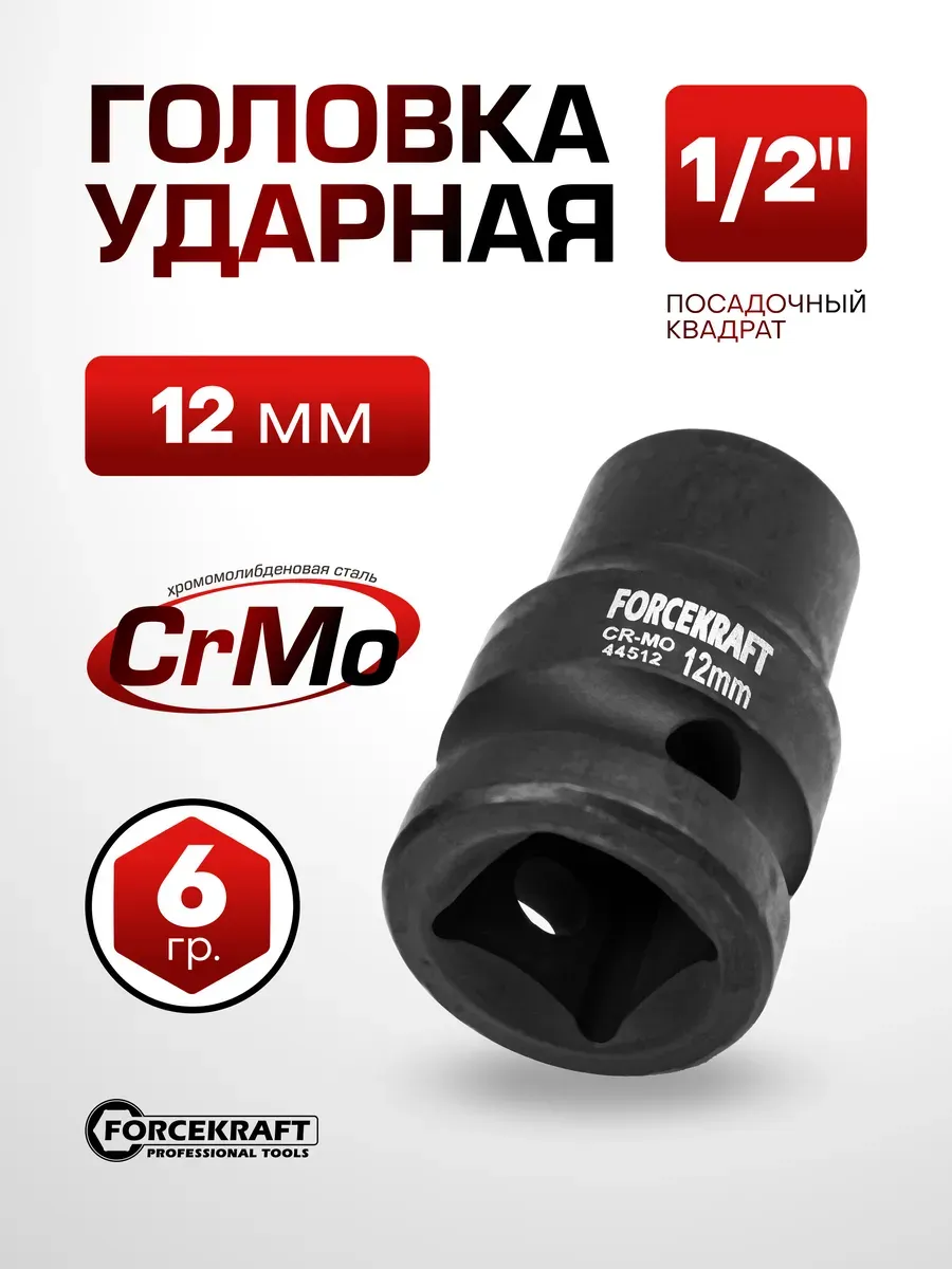Головка слесарная ForceKraft FK-44512 (27002) — фото 3