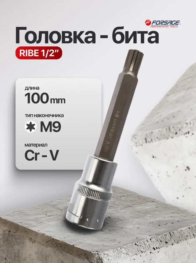 Головка слесарная Forsage 46 623 / F-34910009 — фото 2