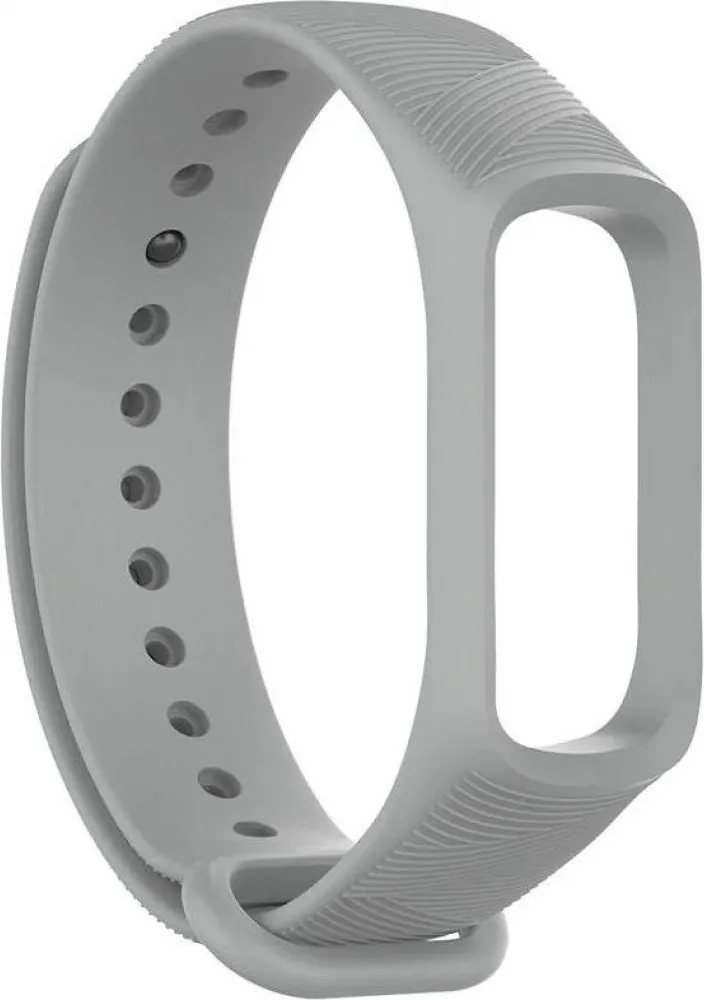 Ремешок для фитнес-трекера Rumi Силиконовый для Samsung Galaxy Fit e (серый)