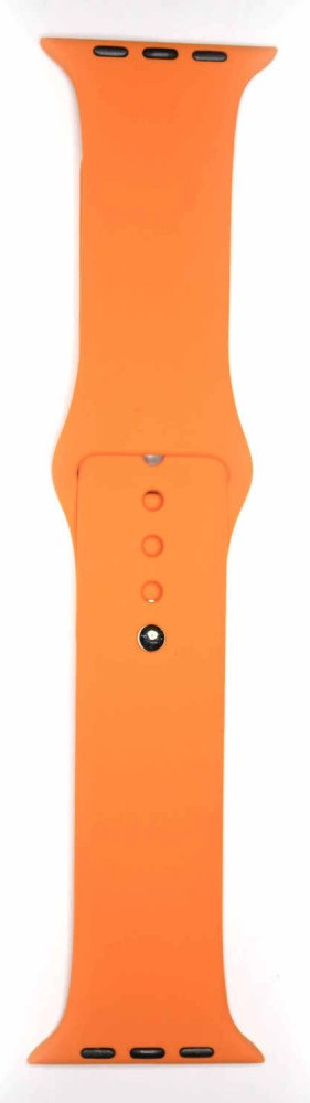 Ремешок для умных часов Rumi Sport Band для Apple Watch 42/44/45мм (апельсиновый) — фото 1