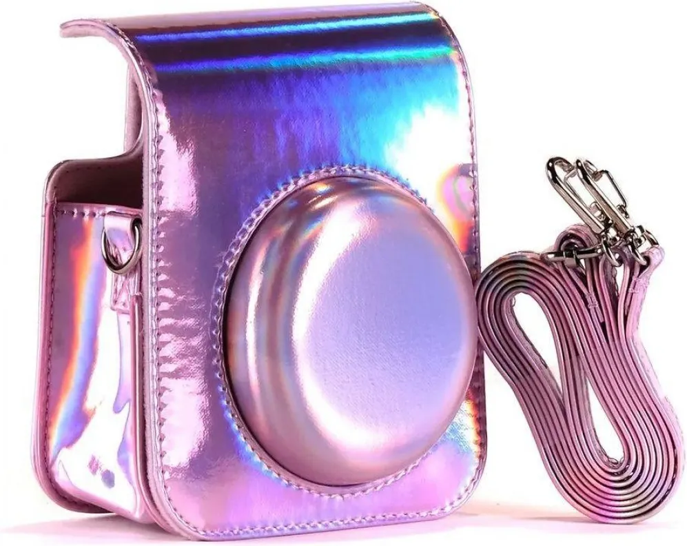 Чехол для камеры Rumi Pixie для Fujifilm Instax Mini 12/11 Iridriscent Purple (переливающийся сиреневый) — фото 2