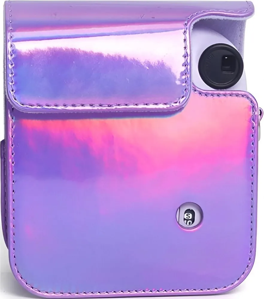 Чехол для камеры Rumi Pixie для Fujifilm Instax Mini 12/11 Iridriscent Purple (переливающийся сиреневый) — фото 3