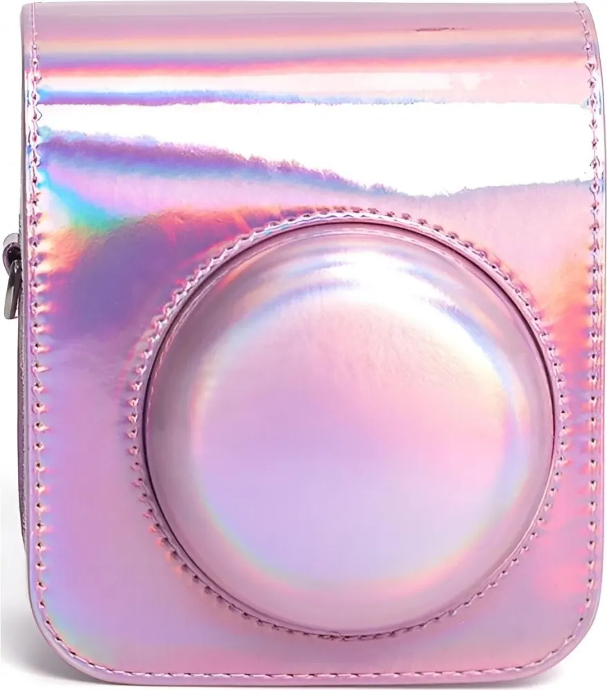 Чехол для камеры Rumi Pixie для Fujifilm Instax Mini 12/11 Iridriscent Pink (переливающийся розовый)