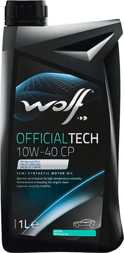 Моторное масло WOLF Officialtech 10W-40 CP / 1052860 (1л)