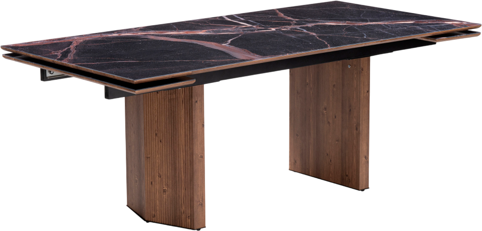Обеденный стол Woodville Монерон 200-260х100х77 / 553540 (мейджик/орех кантри)