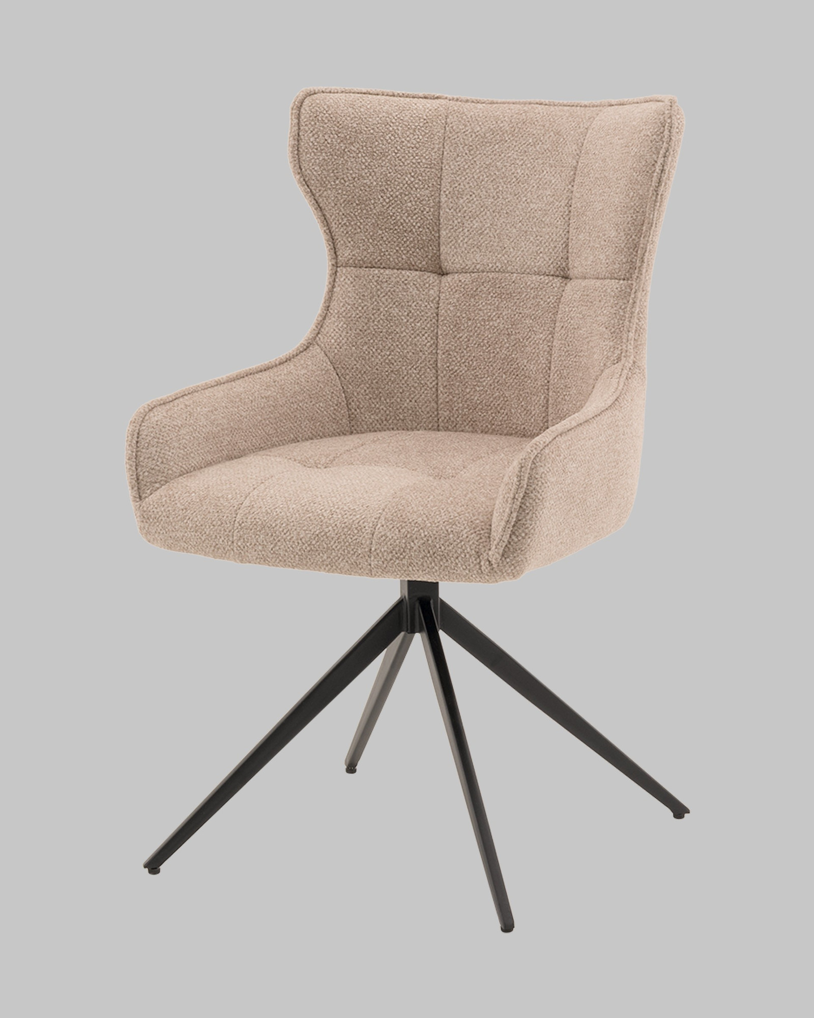 Стул Stool Group Carlene вращающийся / DC-2409007 beige FL26 (бежевый) — фото 4