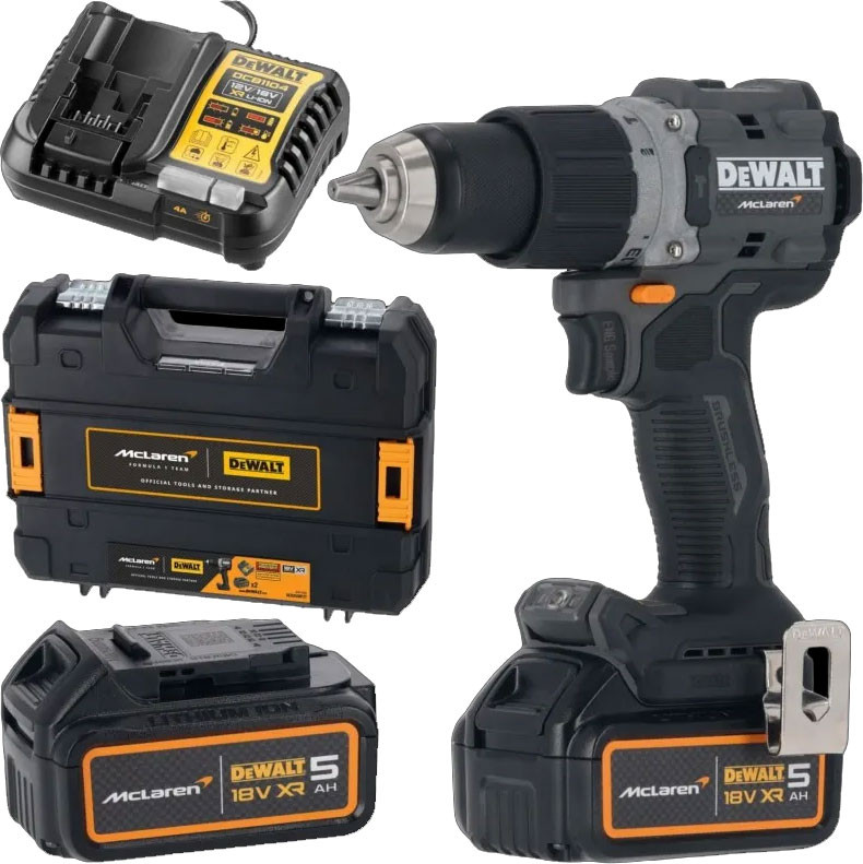Профессиональная дрель-шуруповерт DeWalt DCD85MP2T