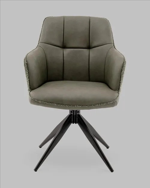 Стул Stool Group Naya OS-2468K TY15-9PU+OTE CL-355 (зеленый, экокожа, букле) — фото 2