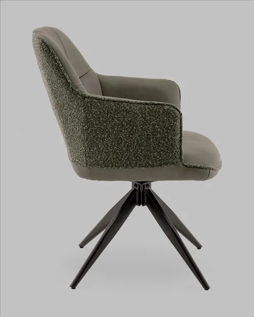 Стул Stool Group Naya OS-2468K TY15-9PU+OTE CL-355 (зеленый, экокожа, букле) — фото 3