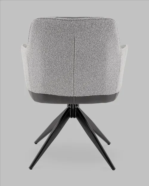 Стул Stool Group Naya OS-2468K TY15-3PU+OTE CL-450 (серый, экокожа, букле) — фото 5