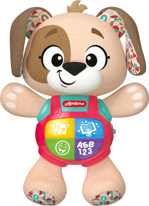 Развивающая игрушка Азбукварик Щенка / 3424
