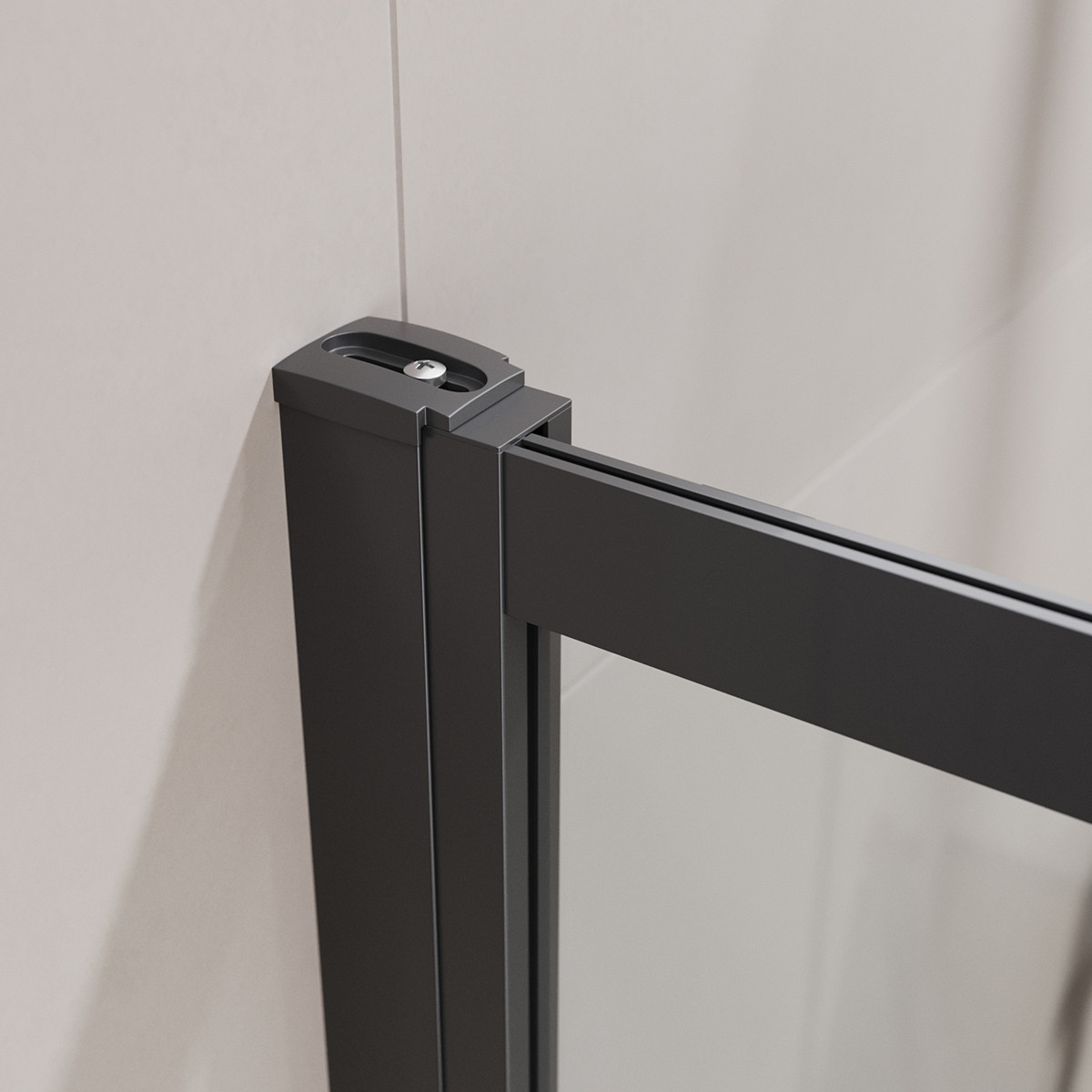 Стеклянная шторка для ванны Cezares SLIDER-FIX-VF-11-90/150-C-NERO — фото 4