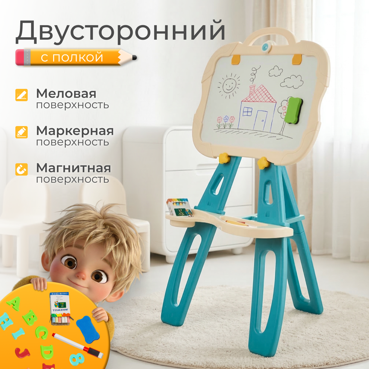 Мольберт детский Labalu Fun Artist HY1000079