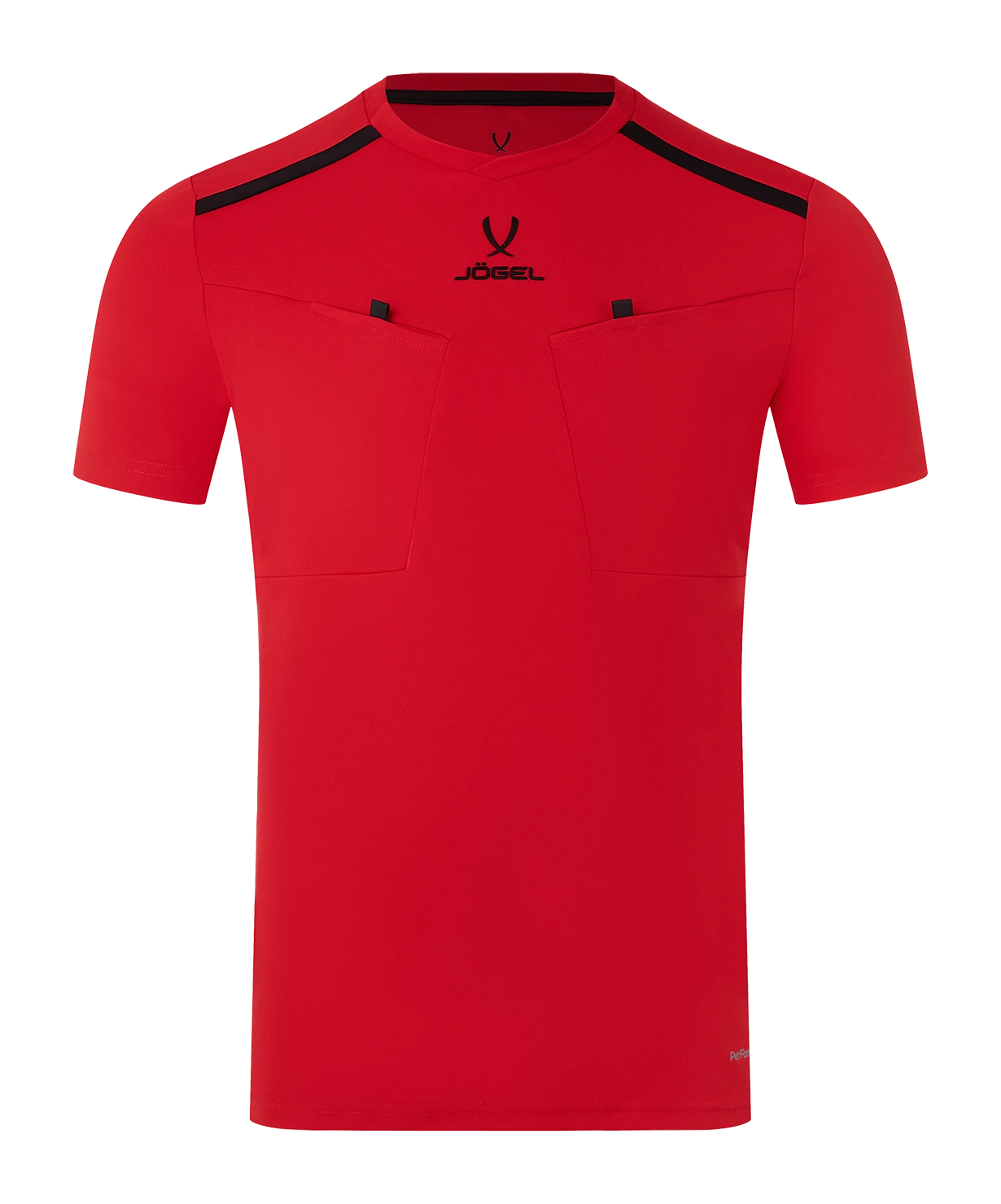 Футболка судейская Jogel Division Performdry Referee Tee (S, красный) — фото 2