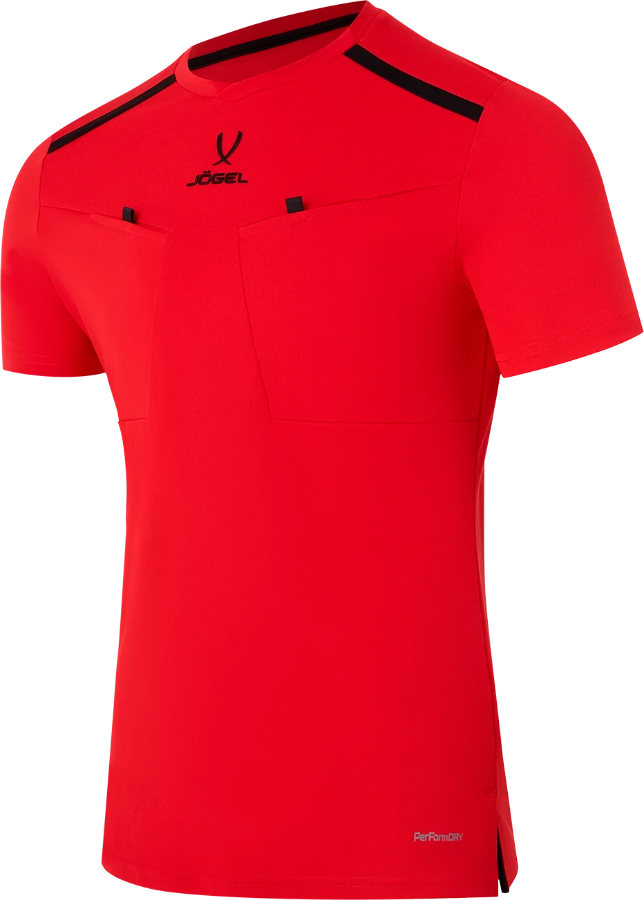 Футболка судейская Jogel Division Performdry Referee Tee (S, красный)