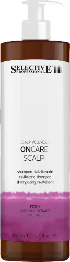 Шампунь для волос Selective Professional Oncare Scalp Revitalizing Для ревитализации хрупких волос (950мл)