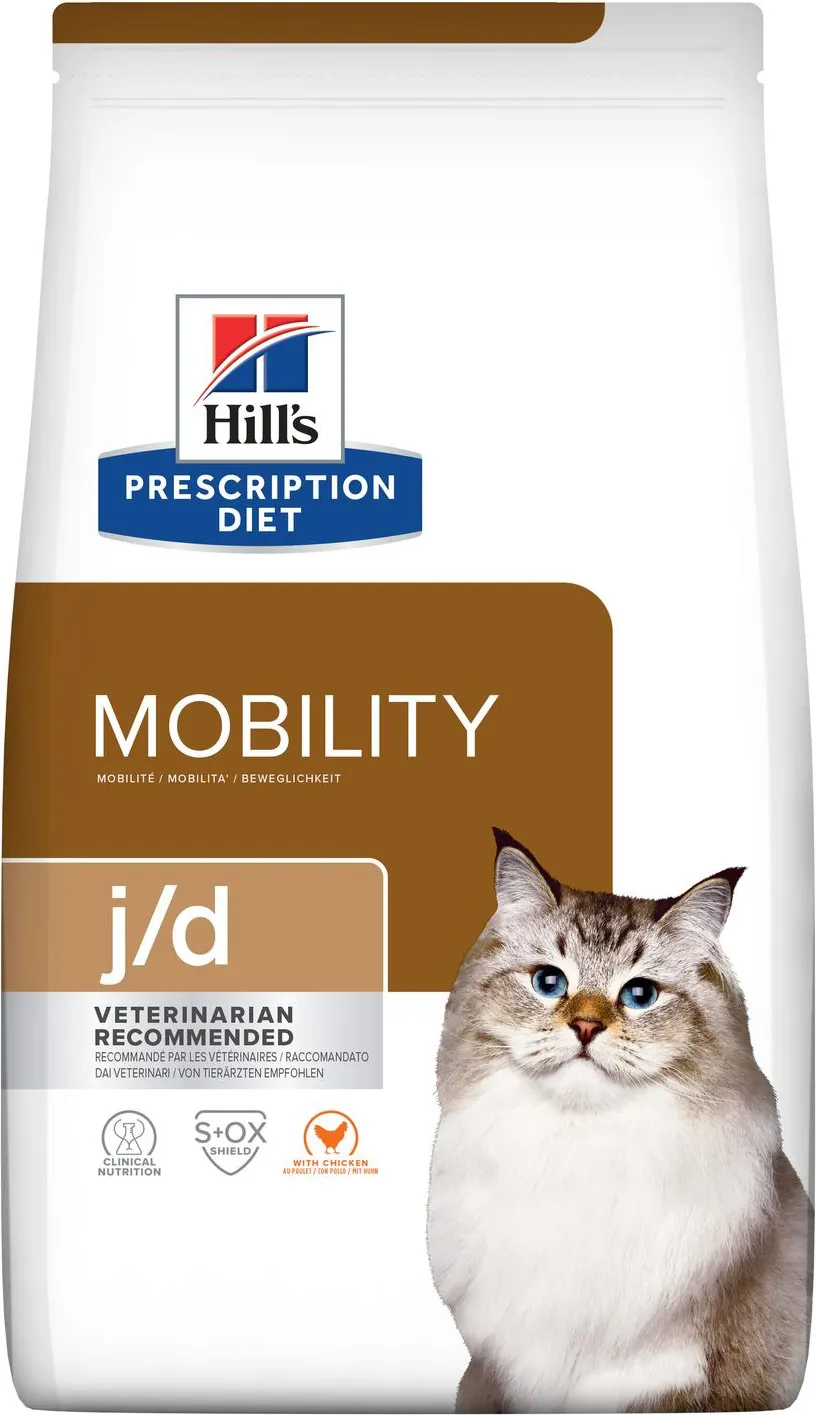 Сухой корм для кошек Hill's Prescription Diet Mobility j/d с курицей / 606156 (3кг)