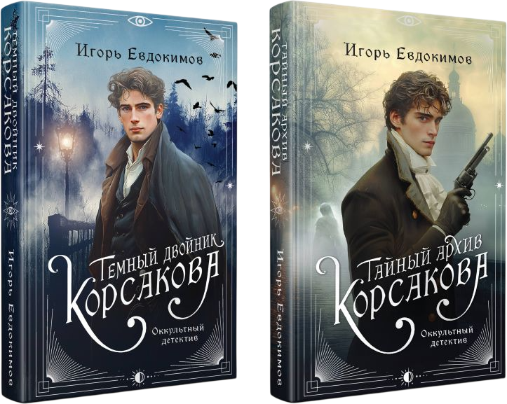 Набор художественных книг Эксмо Тайный архив Корсакова. Темный двойник Корсакова (Евдокимов И. 9785042188664)