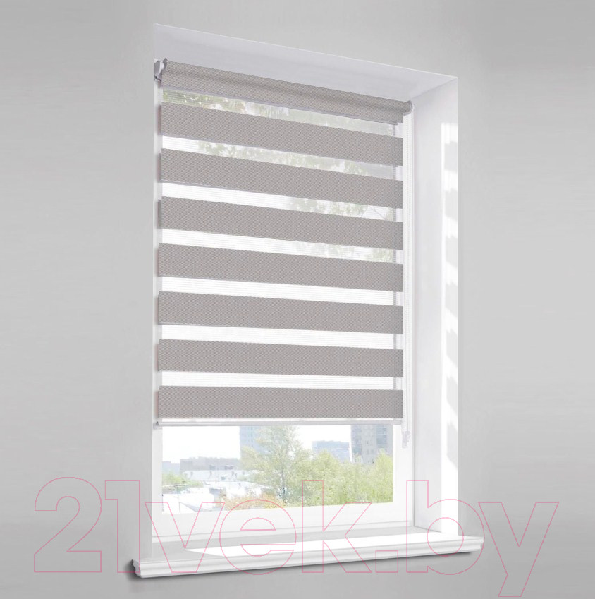 Рулонная штора Lm Decor Грация ДН LB 10-17 61x160 (серый) — фото 4