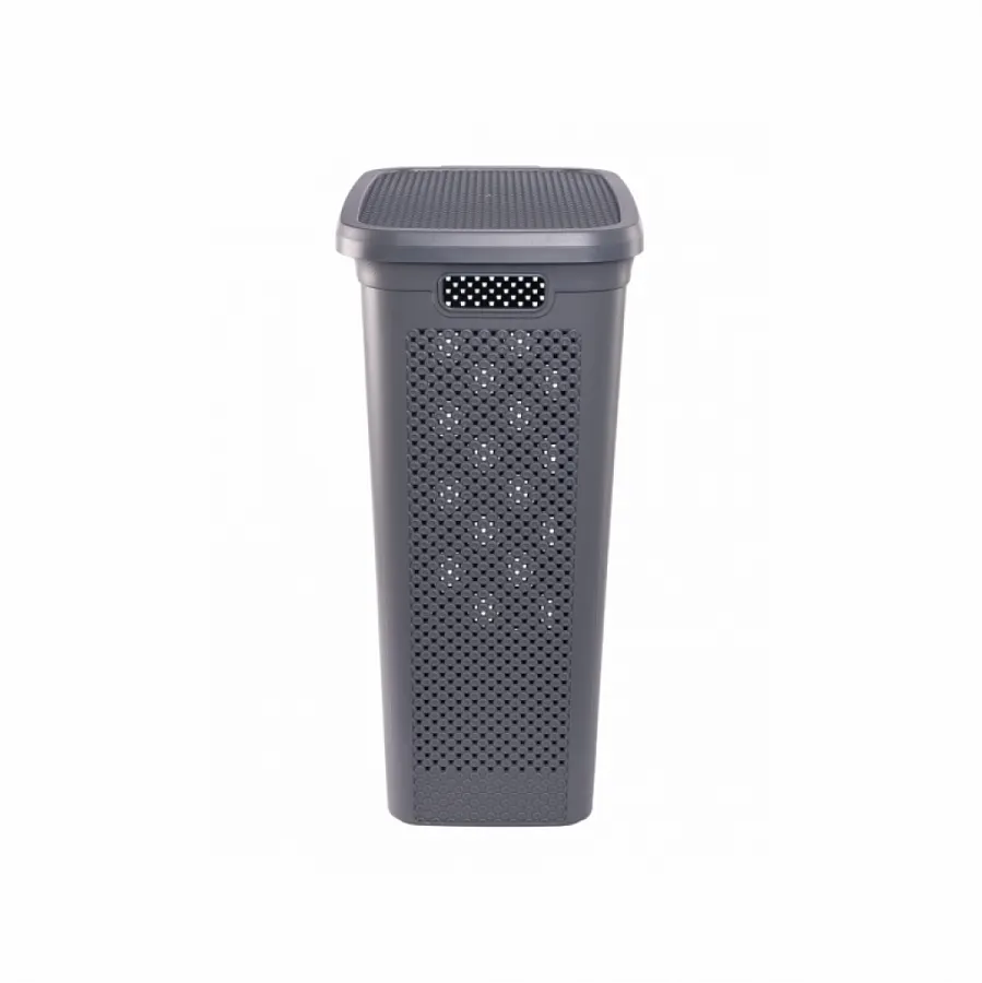Корзина для белья Hobby Life Diamond / HL081038DG (темно-серый) — фото 2