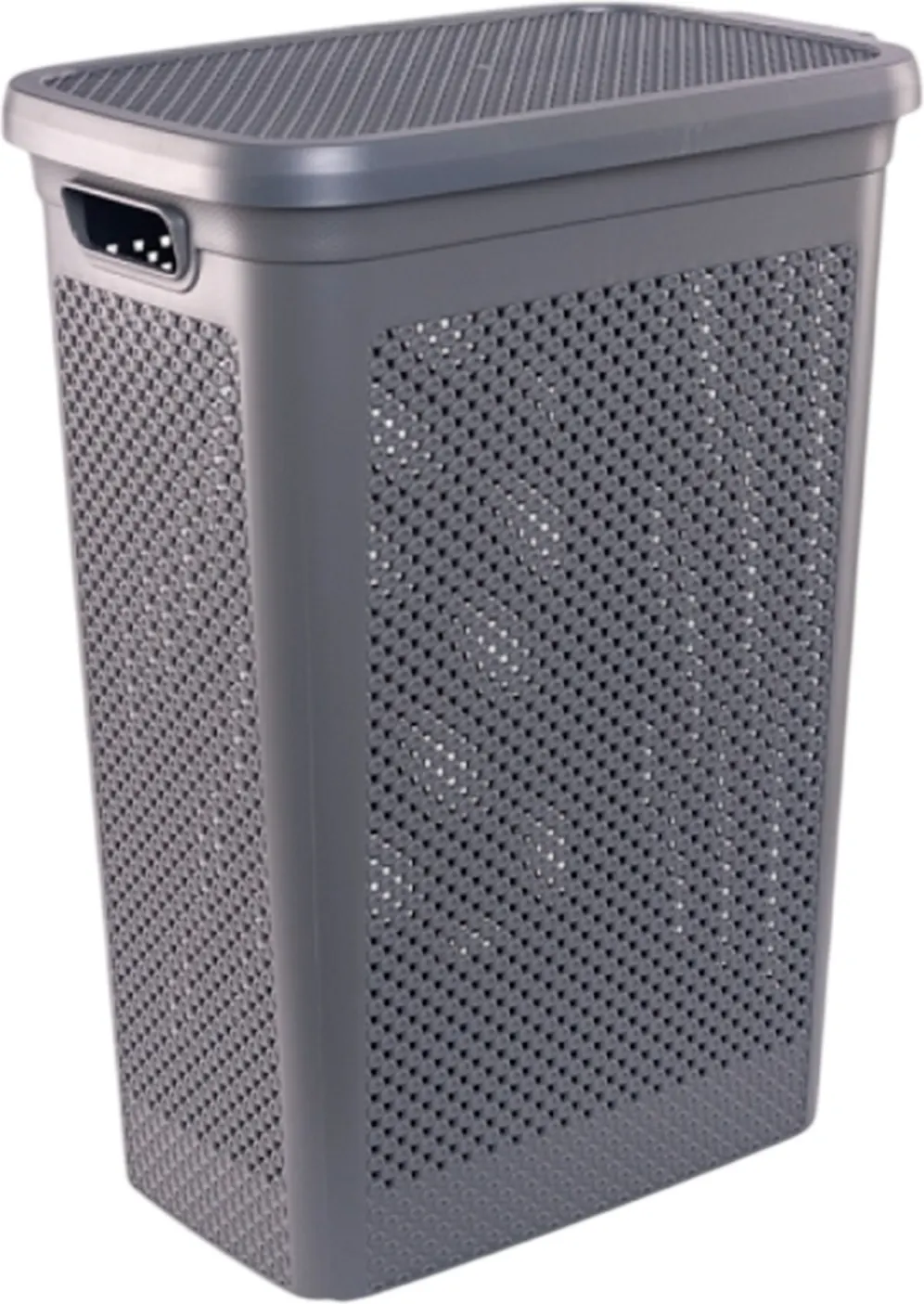 Корзина для белья Hobby Life Diamond / HL081038DG (темно-серый)