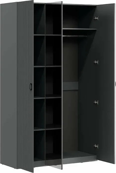 Шкаф ТриЯ Тиффани / 407.000.000 (серый графит/графит матовый) — фото 2