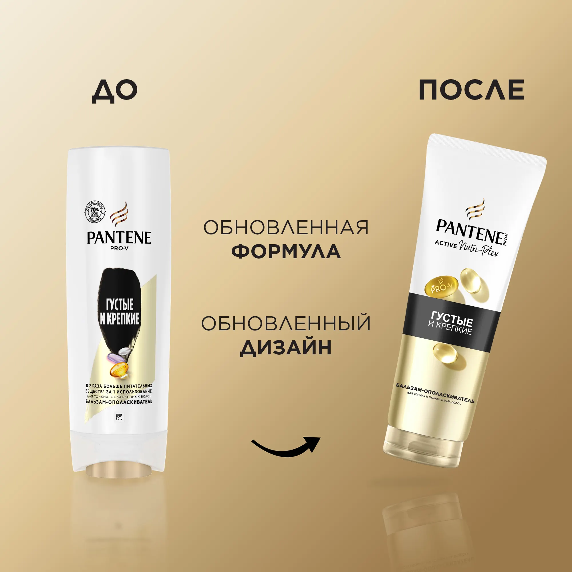 Бальзам для волос PANTENE Густые и крепкие (180мл) — фото 5