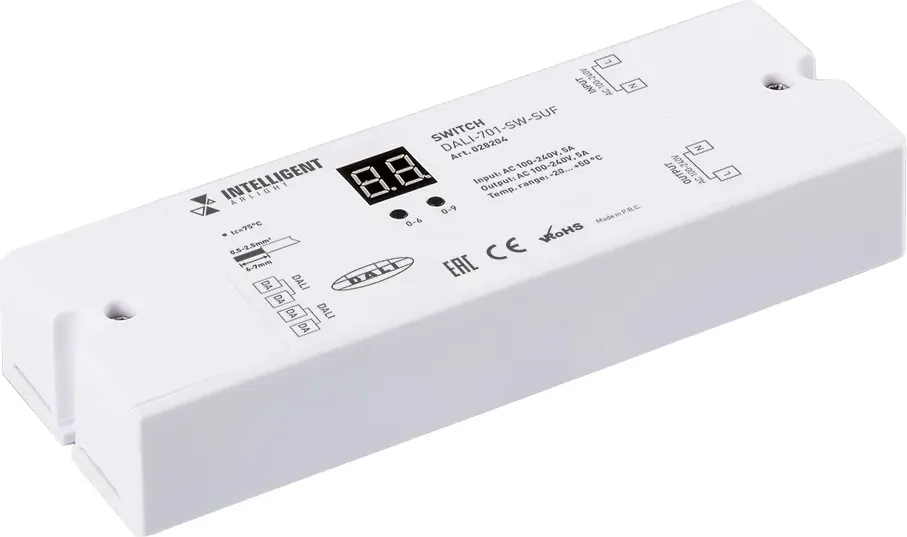 Реле управления светом Arlight Intelligent DALI-701-SW-SUF / 028204